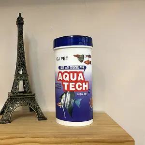 씨제이 아쿠아 테크100g/구피/먹이/금붕어/사료/열대어/잉어/물고기/건조/새우/거북이밥/물고기밥/구피밥