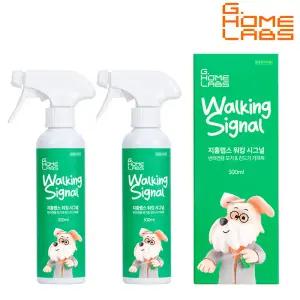 [개늑시] 지홈랩스 워킹시그널 300ml 2개 애견 반려견 강아지 전용 모기 기피제 진드기 퇴치제 이카리딘