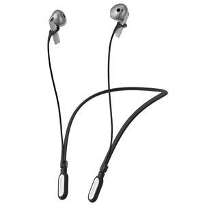 [미국배송] 삼성제품호환 버즈 3 및 프로 스트랩 넥밴드 분실 방지 이어버드 액세서리 볼륨 조절 지원 인체공학적 디자인 편안한 착용감 블랙 밴드/화이트 팁용 HALLJOY