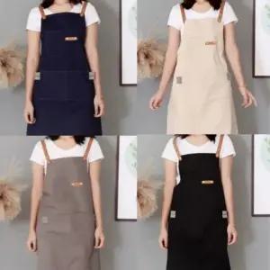 주방 앞치마 이쁜 식당 직원 면 요리앞치마