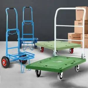 P대차 캠핑끌차 운반카트기 짐캐리어 핸들카 택배카트 접이식핸드카_22797542