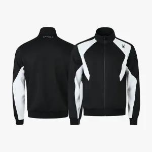 [국내 매장품] 스파이더 남성 스탠드넥 셋업 집업 자켓 SPJPCNFT302MBLK 132427