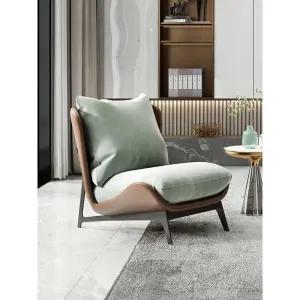 싱글쇼파 쿠션 패브릭 빈백 고급 1인용 라운지 체어 화이트