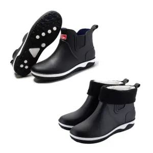 남성 반장화 겨울 비올때 방한부츠 발목장화 방수신발