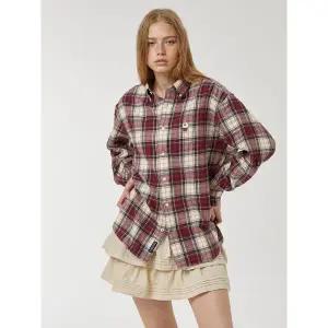 [후아유]공용 Steve Tartan Flannel Check Shirts (U) WHYCF4931U_s