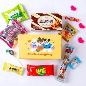 학교 단체 간식 유치원 구디백 사무실 답례품 어린이집 학원 교회 행사 이벤트 소포장 간식꾸러미 과자 선물 세트
