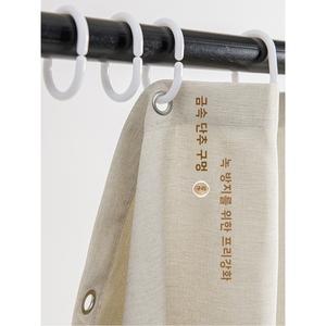 화장실공간분리커튼 고급스러운 두꺼운 샤워 커튼 방수 금형 증거 욕실 파티션 목욕 도어 북유럽 스타일 순수한 색상