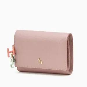 [NS홈쇼핑][헤지스ACC] HIWA5F625P2 핑크 참장식 소가죽 반지갑[35491206]