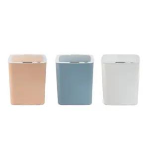 이클아트 무선 스마트 쓰레기통 자동 오토 센서 감응 집들이선물 인테리어 휴지통 화장실 종량제 진동 터치