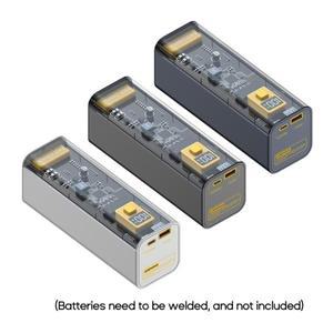 리튬 배터리 케이스LCD 고속 폴리머 배터리 보조배터리 21700 PD 22.5W 8 개