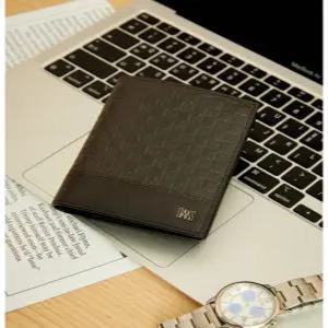 닥스 액세서리 남성 25SS [스테디셀러] 브라운 DD로고 소가죽 중지갑 WBWA5E730W3