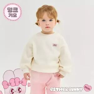 [에스더버니리틀] 깜찍포인트밍크기모티셔츠