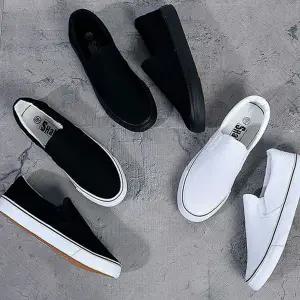 단화 슬립온 데일리 캐주얼 스니커즈 캔버스 슬립온 사무실 학생 여성 캔버스화 운동화 실내화 남자 슈즈