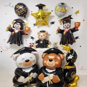 졸업스탠딩풍선 졸업식 졸업 선물 축하파티 캐릭터 포토존 사진촬영 학사모 2025