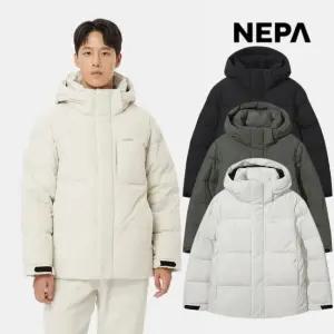 네파 남성 여성 한겨울 후드 숏패딩 기능성 오리털 점퍼 7LF2021