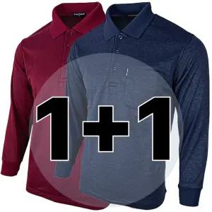 원 플러스 원 겨울 기모 남자 긴팔 작업복 상의 PT270 등산 작업티 티셔츠 기능성