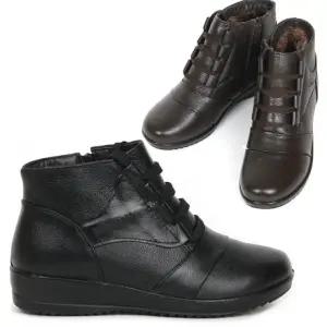 소가죽 여성 겨울 방한 통굽부츠 털부츠 701방한