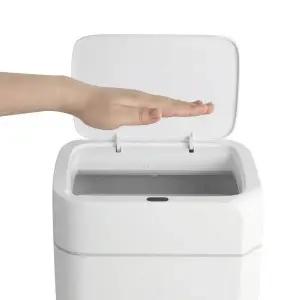 키친아트 자동 쓰레기통 센서 휴지통 스마트 냄새차단 쓰레기통 미니 밀폐 화장실 주방 12L 16L