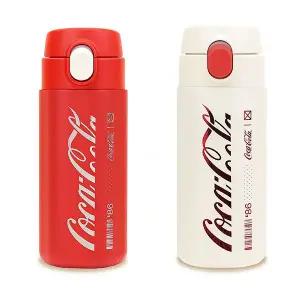 코카콜라 원터치 이중 스텐 텀블러