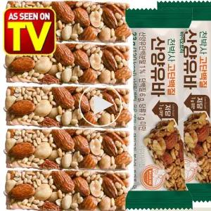 TV 에스앤푸드 천박사 하루 고단백질 저당 산양유바 단백질바 견과류 견과 식이섬유 식사대용 건강식