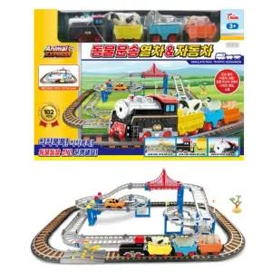 동물 운송열차 자동차 레일 기차 놀이/남아/도로/매트/유아용/고속열차/트랙터/레고/포크레인/완구/어린이