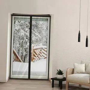 보온 방풍 커튼 현관문 방한 겨울 자석 방풍 커튼 비닐 문보온