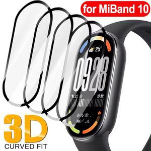 Xiaomi Miband 10 용 1-5PCS 유연한 화면 보호기 Mi Band Smartwatch 필름 HD 투명 긁힘 방지 보호 커버