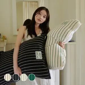 스누비 1+1 순면 타올 베개 덮개/커버