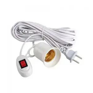 전등소켓 램프 베이스 스위치 Led 전구 소켓 어댑터 E27 나사 홀더 2개 콘센트 서스펜션