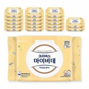 크리넥스 마이비데 키즈 캡형 40매 x 9팩 x 2 / 비데티슈 화장실물티슈 화장실용물티슈 물에녹는물티슈