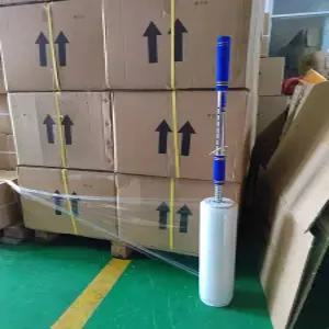 핸드 스트레치 랩핑기 스트레이트 롤러 필름 손잡이 비닐 포장 파렛트