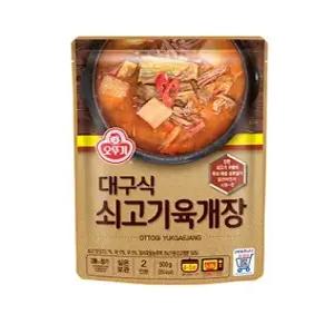 오뚜기 대구식 쇠고기 육개장 500gx12개