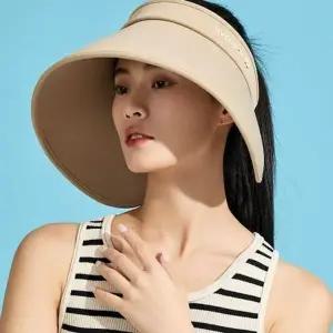 [하프클럽/셀러허브_여성트랜드패션]돌돌이 썬캡 와이드 여름 넓은챙모자 G