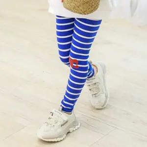 [하프클럽/셀러허브_여성트랜드패션]귀여운 줄무늬 레깅스 봄가을 코디