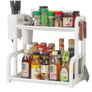 [하프클럽/셀러허브_여성트랜드패션]양념통 정리 선반 싱크대 정리대 2단 1P