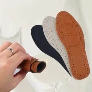 얇고 편한 라텍스 깔창 남자 여자 로퍼깔창 메모리폼 구두 소가죽 인솔 (WFIU2MF)