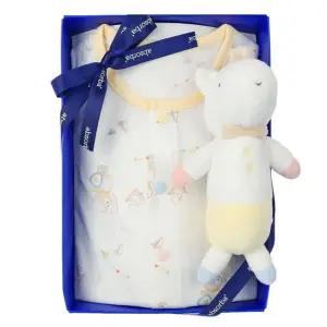 [갤러리아] (압소바출산,백일옷,바디슈트)비행기7부바디슈트+말딸랑이세트(A13-10680SET)