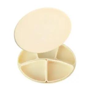 블루마마 유아 실리콘 뚜껑 식판 이유식기 세트 버터