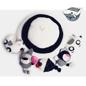 [하프클럽/]아기 방 꾸미기 요정 모빌 흑백 오르골 신생아