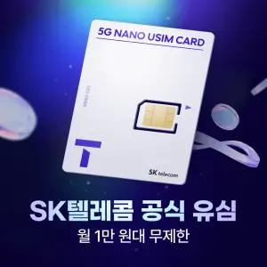 SK텔레콤 유심 5G 다이렉트 플랜 무약정 요금제 데이터 무제한 유심 교체 skt lg kt