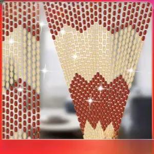 레트로구슬 문발현관 비즈발출입문 구슬 중국집 비즈