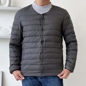 남성 경량 오리털 버튼 패딩 점퍼 ON-JUW-QWDF9610