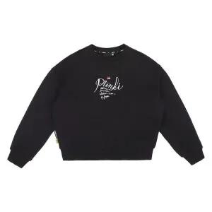 [하프클럽/돕]DAUB 여성 크롭 맨투맨 BLACK