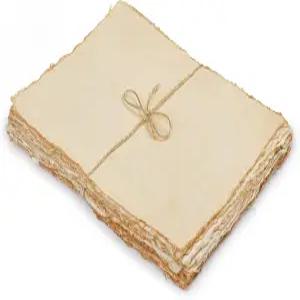 가죽 빌리지 수채화 종이 - 6 X 4 인치 드로잉 스케치 페인팅 및 공예용 25 장 150 GSM 두꺼운 데클 엣지