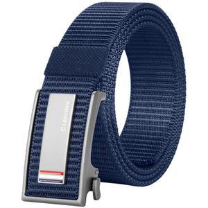 FAIRWIN 라쳇 나일론 골프 벨트 청바지용 인과관계 웹 남성 벨트 소프트 캔버스 하이킹 작업 캐리 벨트 천 원단