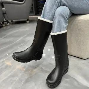 슈즈앤 여성 미끄럼 방지 롱 레인부츠 장화 sn1037