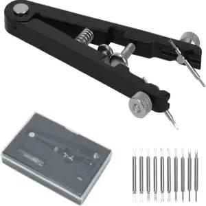 MFBJXC 시계 스프링 바 플라이어 공구 키트 6825 트위저 손목 밴드 스트랩 제거 수리 세트용 내구성 있는