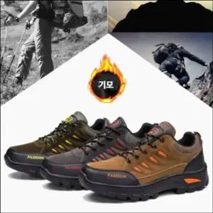 [라일리] Rly 남성 아웃도어 겨울 기모운동화 방한워커 등산화