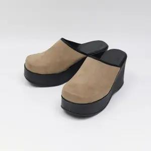 국산 패브릭 플랫폼 여성슬리퍼 통굽 키높이슬리퍼