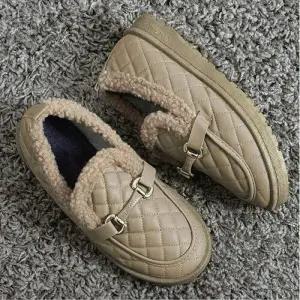 퀼팅로퍼털단화 겨울 일상 외출 캐주얼 데일리 여성